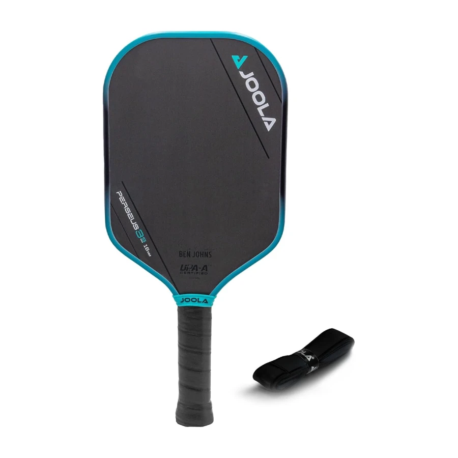 JOOLA Ben Johns Perseus 3S Pickleball Paddle w/Tahrik Çekirdeği - Yüklü Karbon Yüzey Teknolojisi. UPA Onaylandı - Büyük Tatlı Nokta ile Uzatılmış Vücut Şekli. NFC Chip Etkin ve UPA-A Sertifikalı.