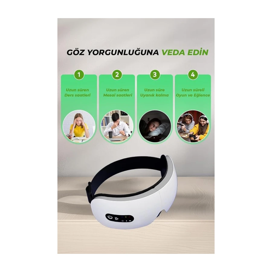ROBO ısıtmalı titreşimli masaj gözlüğü