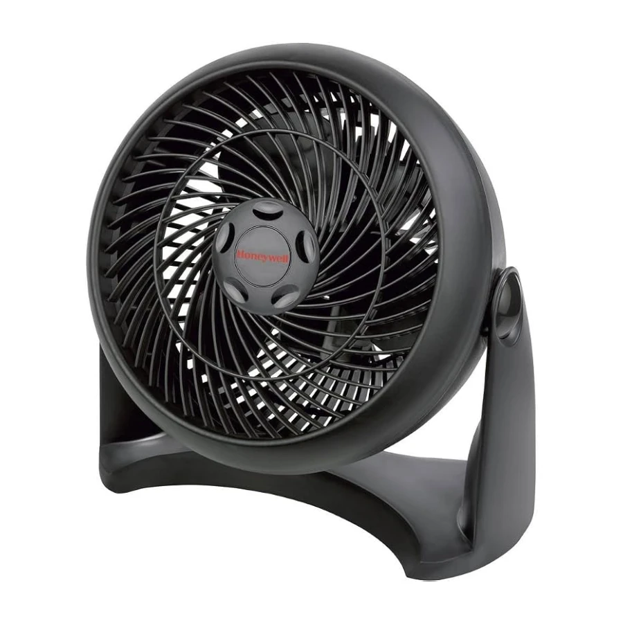 HONEYWELL TurboForce Turbo Vantilatör HT900E, Sessiz Soğutma, 90 Dereceye Kadar Ayarlanabilir Eğim Açısı, 3 Hız Ayarı, Duvara Montaj, Masa Vantilatörü
