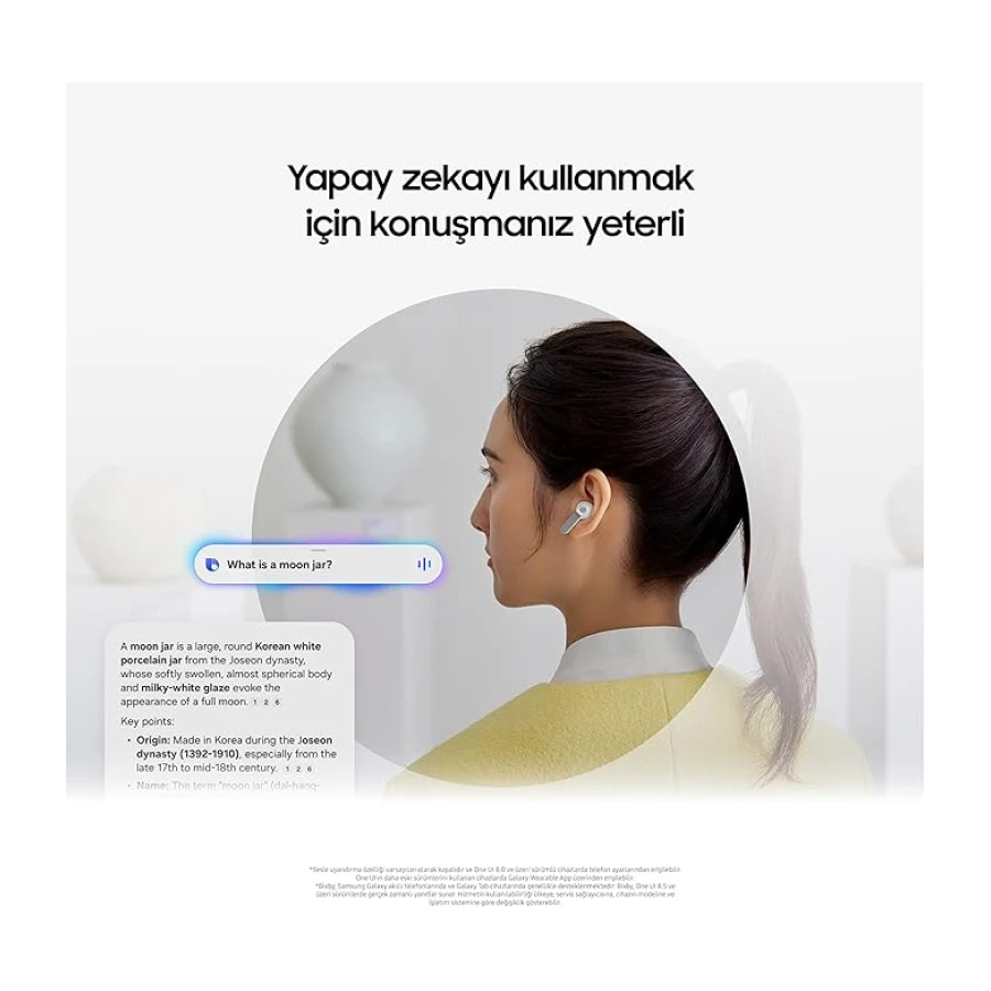 Samsung Galaxy Buds4 Pro Bluetooth Kulaklık, Siyah, Metal Gövde, 2 Yollu Hoparlör & Çift Amplifikatör, Geliştirilmiş ANC, Adaptif Gürültü Kontrolü