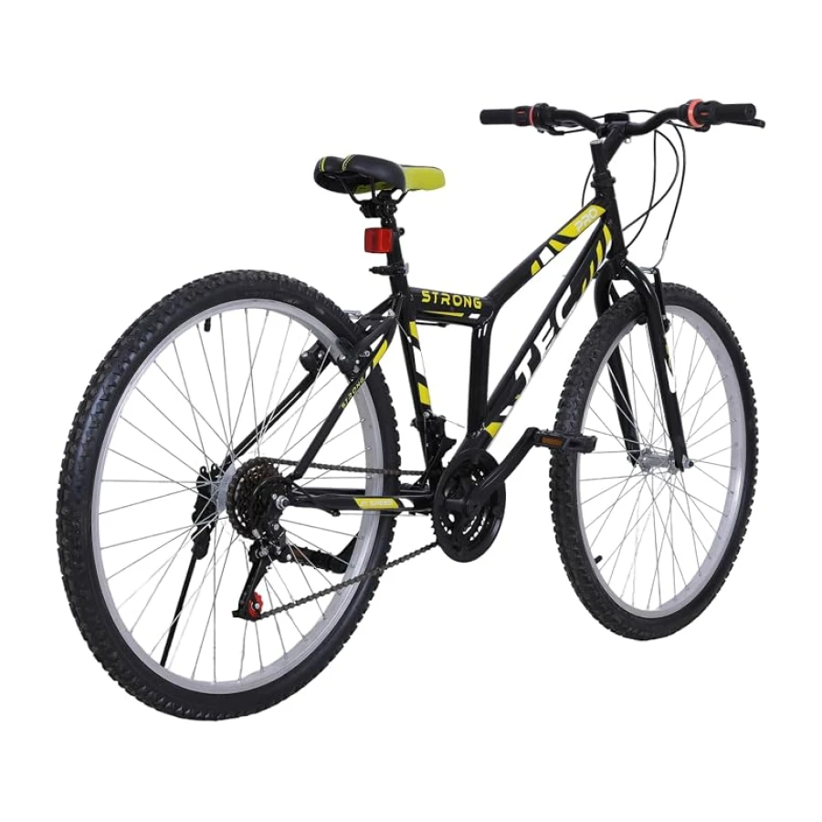 Bisiklet Strong 26" Jant 21 Vites Erkek Dağ Bisikleti Siyah - Sarı & Vitesli Bisiklet