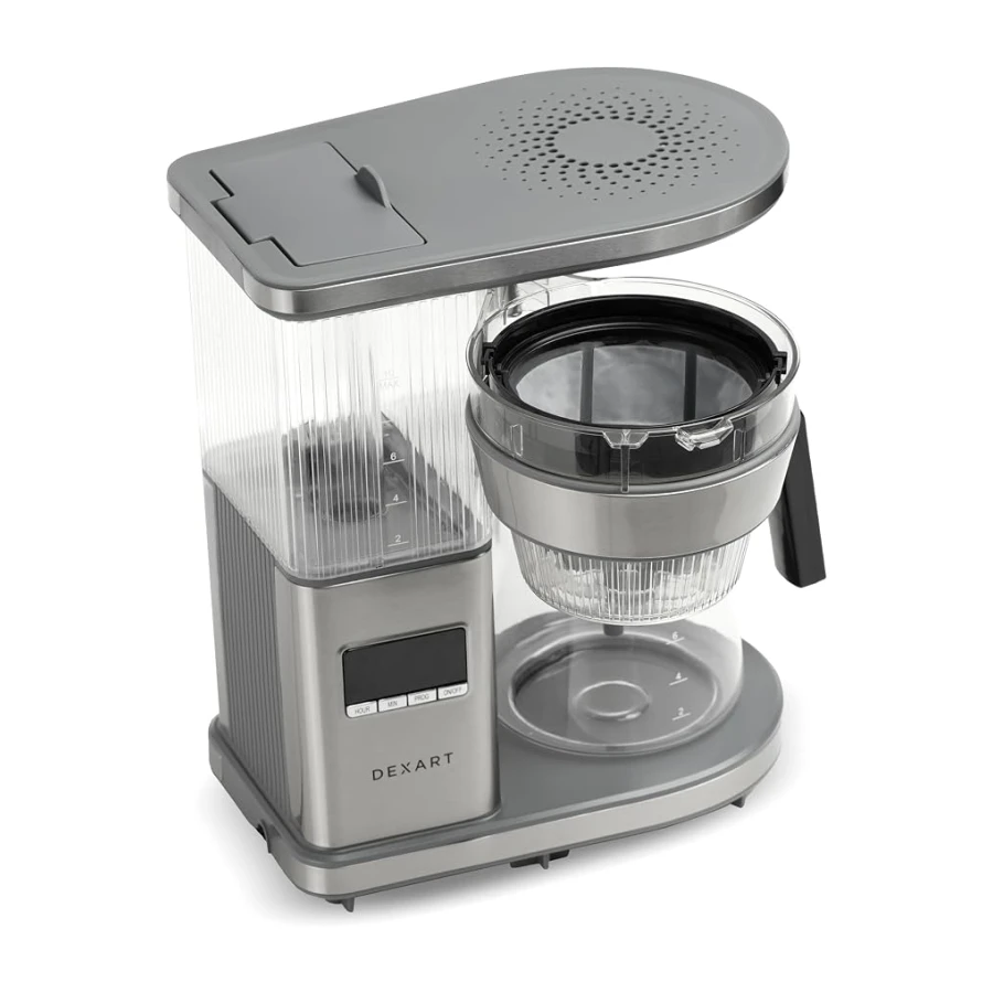 Dexart MD-5201T BrewMaster High Temperature Filtre Kahve Makinesi, Gri