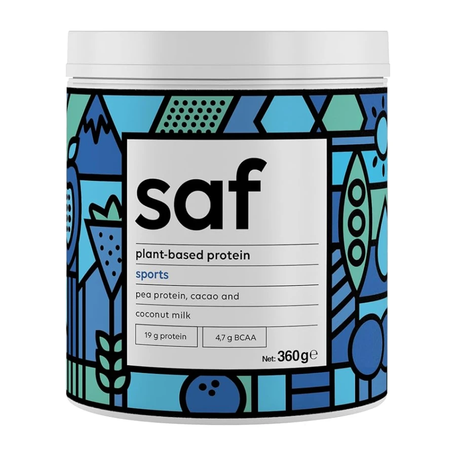 Saf Nutrition Bitkisel Protein + Superfood Mix, Sports (360 Gr)