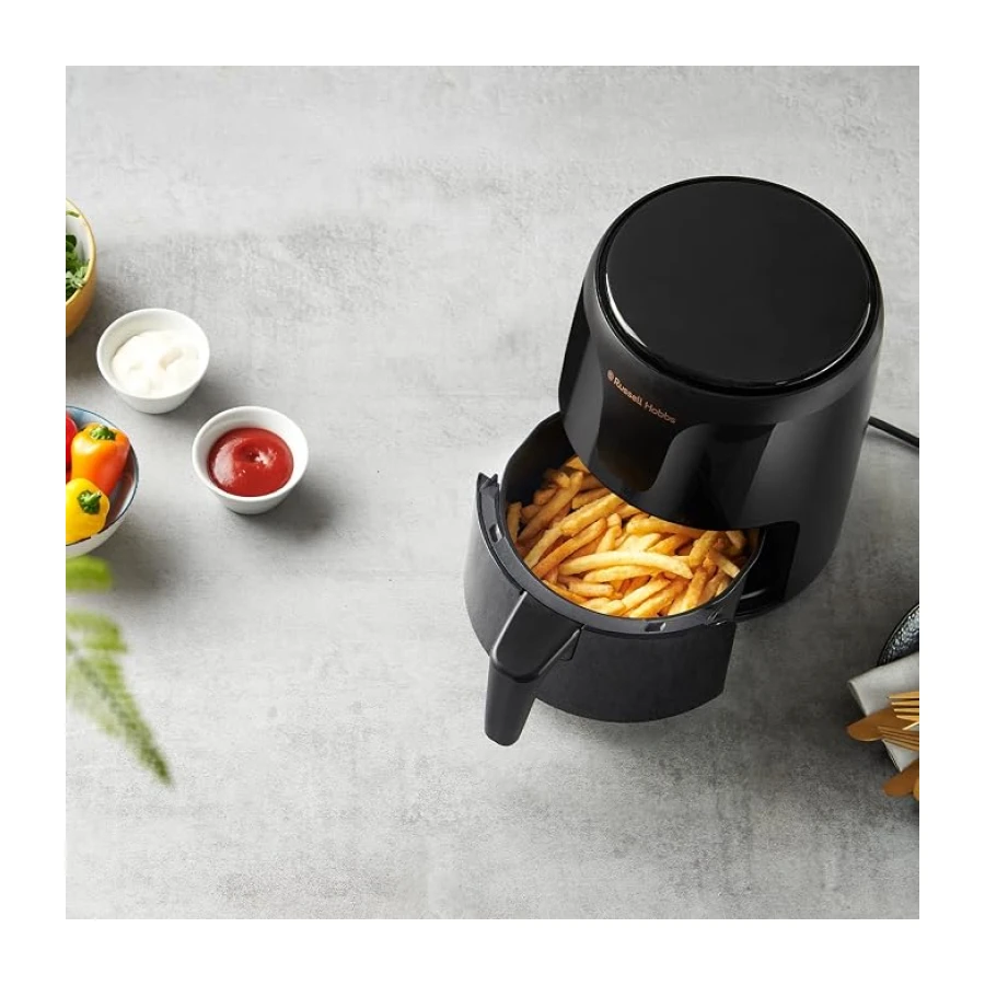 Russell Hobbs 26500-56 SatisFry Küçük Dijital Sıcak Hava Fritözü, 1.8 Litre Kapasite, Siyah