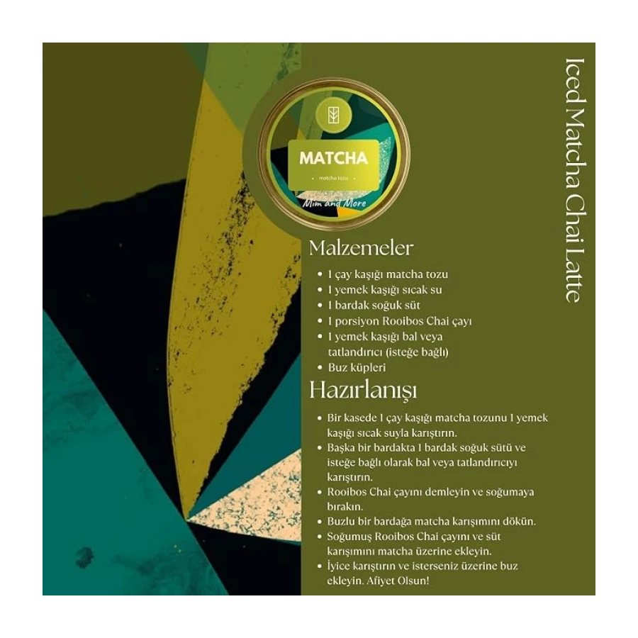 Mim and More Pure Matcha - Saf Matcha, 100 Gr