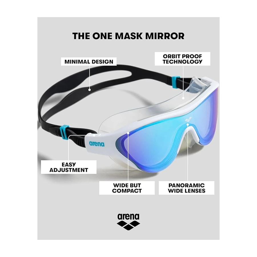 ARENA The One Mask Mirror Yüzücü gözlükleri Üniseks Yetişkin