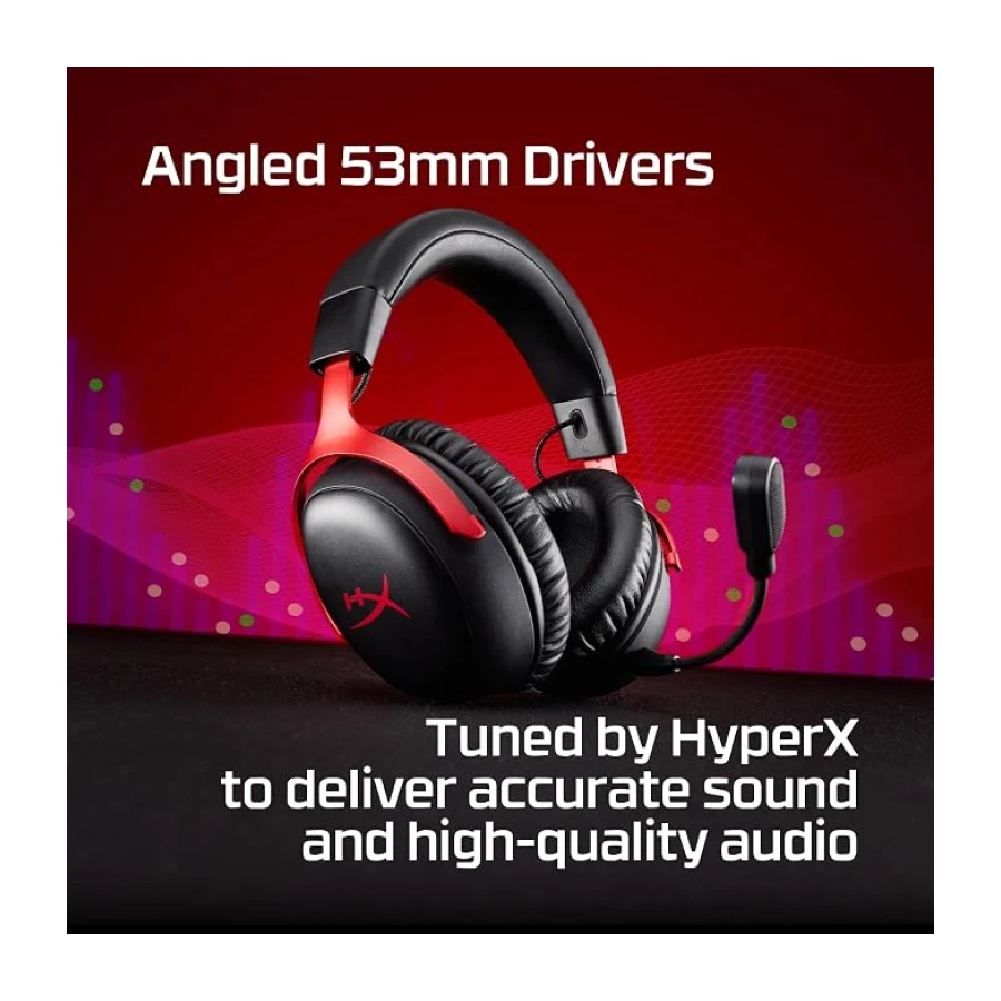 HyperX Cloud III S Wireless Black Gaming Headset Kablosuz Oyuncu Kulaklığı