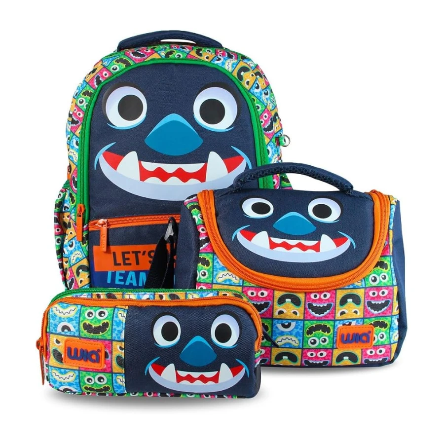 Monster Erkek Çocuk Çanta Seti