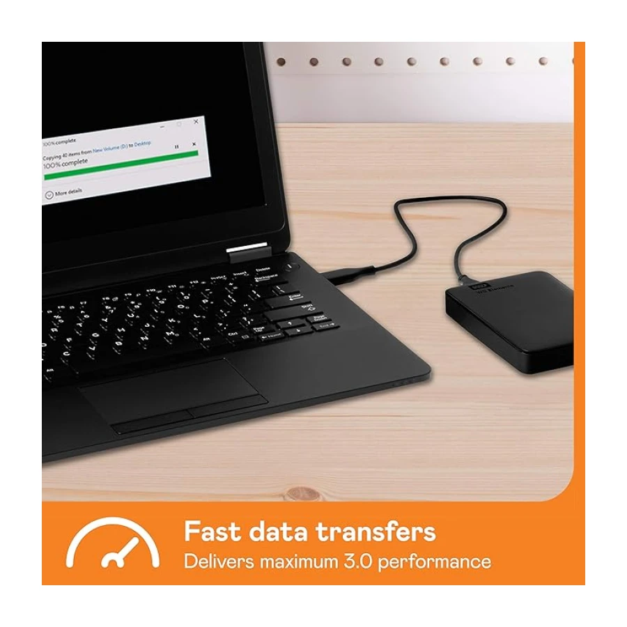 WD Elements Portable Taşınabilir Disk, 2 TB, HDD