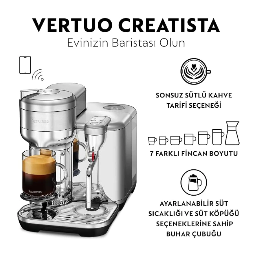 Nespresso Vertuo Creatista Pro Kahve Makinesi