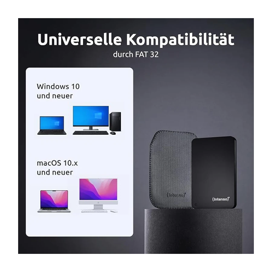 Intenso Memory Board 2TB 2.5 USB 3.0 Taşınabilir Disk - Gümüş
