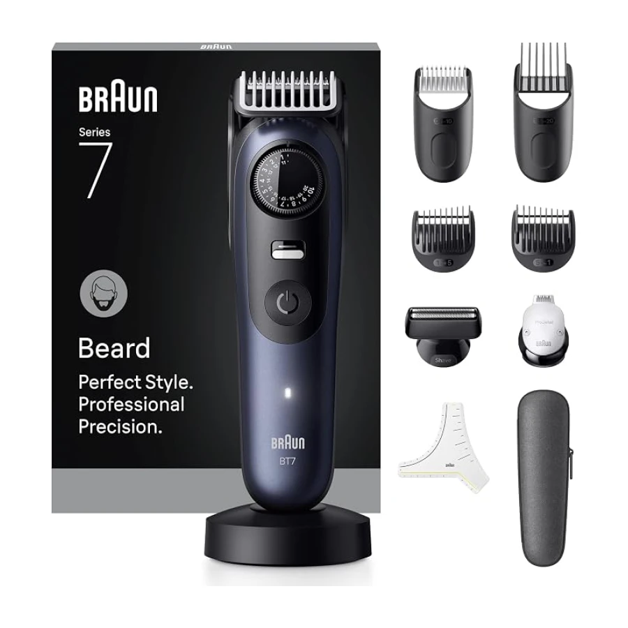 Braun Sakal Düzeltici Series 7, +10 Berber Ekipmanları, 40 Uzunluk, ProBlade, BT7540