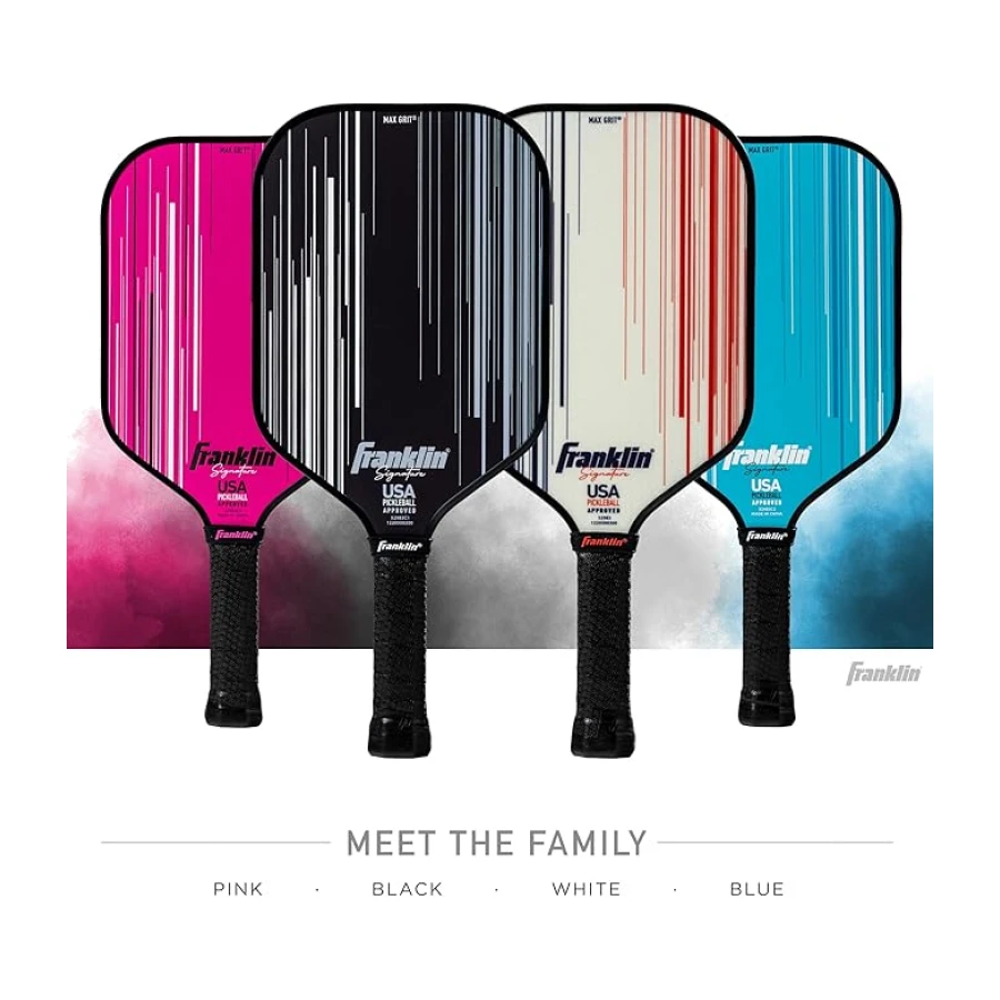 Franklin Sports Pro Pickleball Paddel – Signature Series Pro Pickleball Paddel mit MaxGrit Oberfläche – USA Pickleball (USAPA) zugelassenes Turnier-Pickleball-Paddel