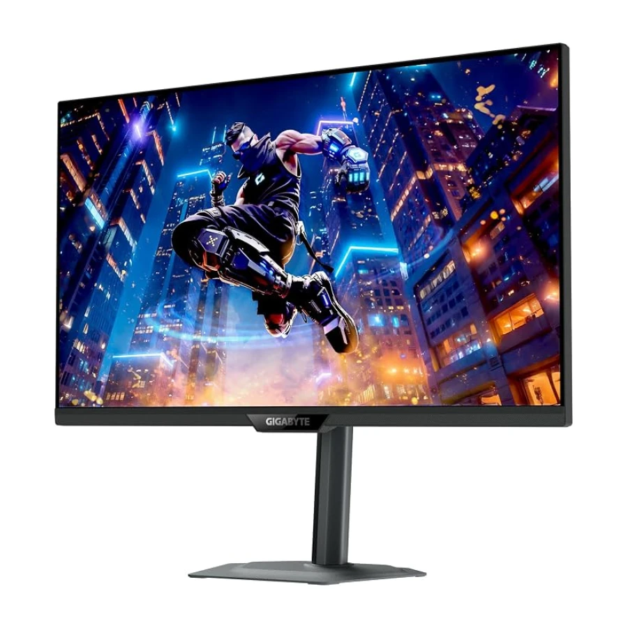 GIGABYTE M27UP 27" SS IPS Dual-Mode Gaming Monitor, 4K UHD 160Hz / FHD 320Hz, 1ms GTG, Mat Ekran, HDMI 2.1 & DP 1.4, DisplayHDR 400, 95% DCI-P3, KVM & USB-C, G-SYNC Compatible