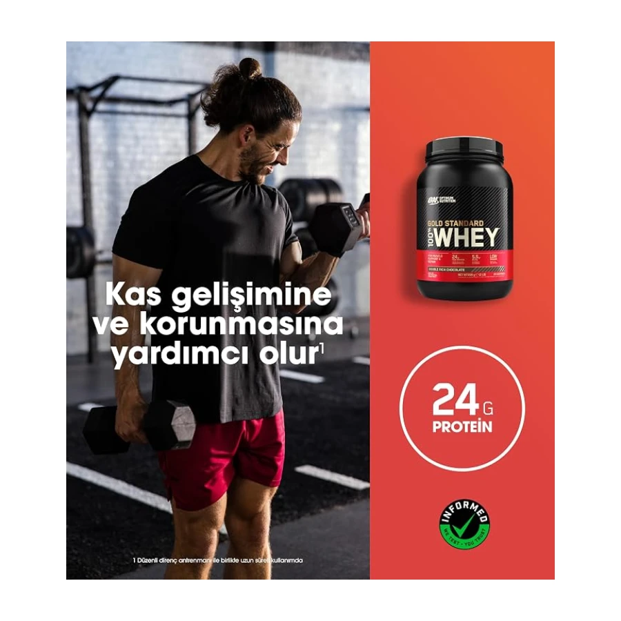 Optimum Gold Standard Whey Protein Tozu 899 Gr