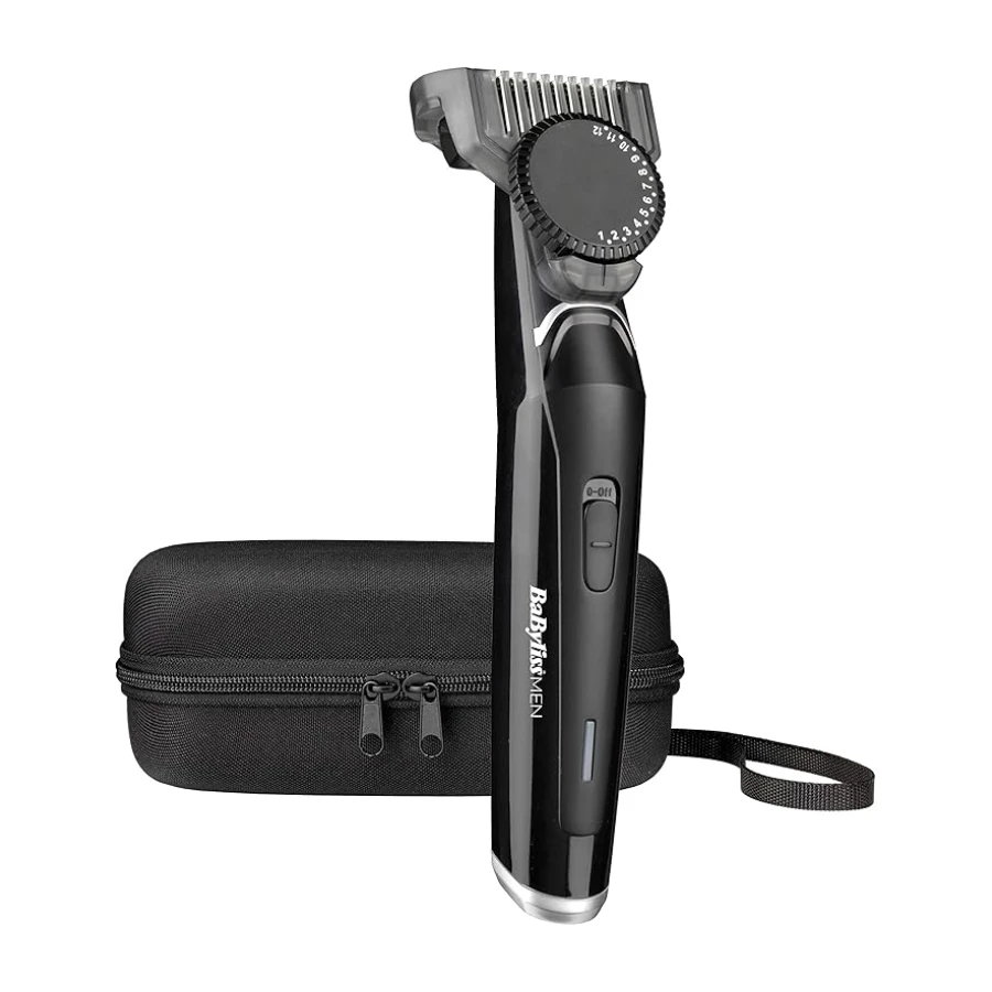 BaByliss Sakal Kesme ve Şekillendirme Makinesi Pro Beard, 3 Tarak Başlık, Kablosuz, Islak&Kuru Kullanım, T881E