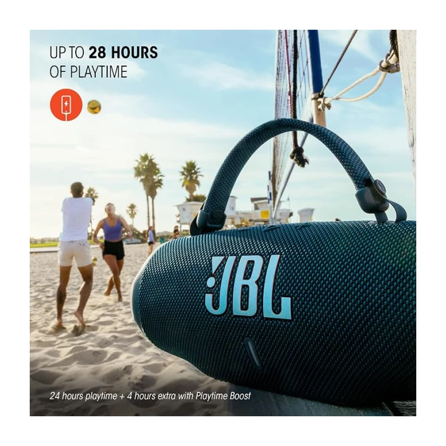JBL Charge6, Bluetooth Hoparlör, IP67, Siyah