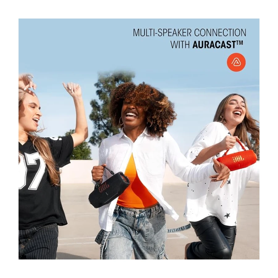 JBL Charge6, Bluetooth Hoparlör, IP67, Siyah