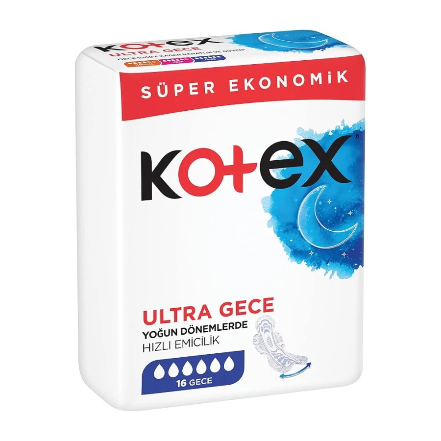 Kotex Ultra Süper Ekonomik Gece 16'lı 1 Paket