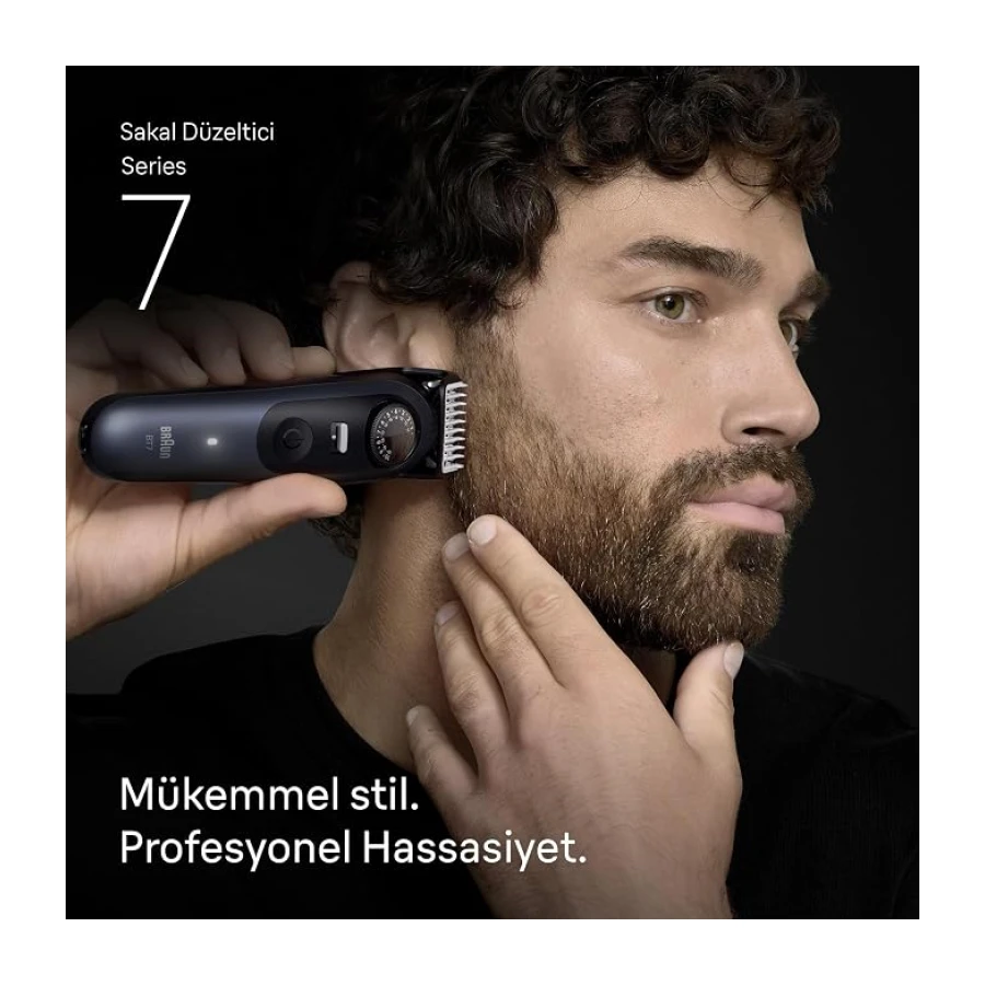 Braun Sakal Düzeltici Series 7, +10 Berber Ekipmanları, 40 Uzunluk, ProBlade, BT7540