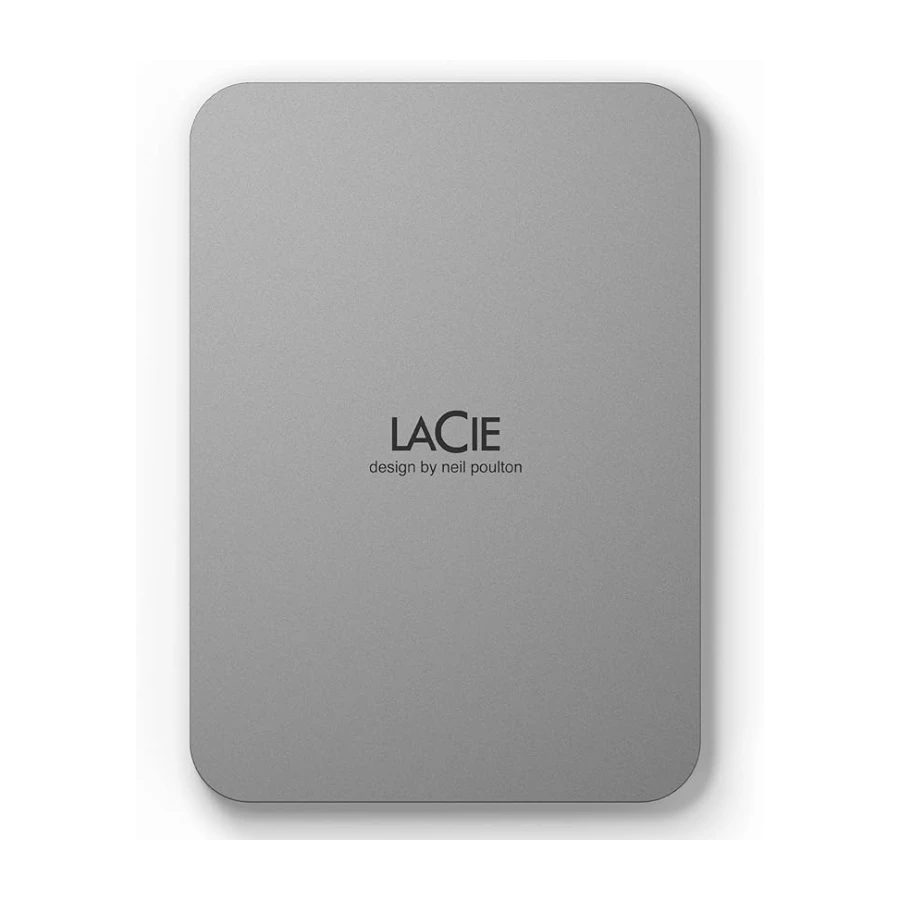 LaCie Mobile Drive Moon 2TB, Harici Taşınabilir HDD, Silver, PC Mac iPad & iPhone, Data Rescue Service (STLP2000400)