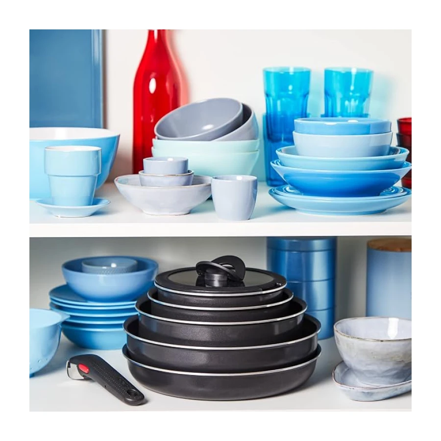 Tefal Ingenio SimpleCook 1X Büyük Tava Tencere Seti - 12 Parça