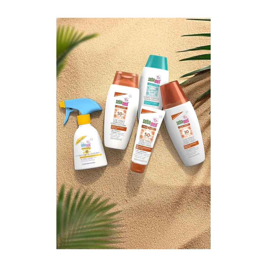 Sebamed Sun Care SPF 50+ UVA/UVB Filtresi ve E Vitamini Üçlü Yüksek Koruma Çok Yönlü Güneş Kremi 50 ml