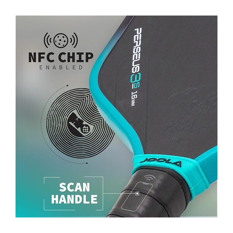 JOOLA Ben Johns Perseus 3S Pickleball Paddle w/Tahrik Çekirdeği - Yüklü Karbon Yüzey Teknolojisi. UPA Onaylandı - Büyük Tatlı Nokta ile Uzatılmış Vücut Şekli. NFC Chip Etkin ve UPA-A Sertifikalı.