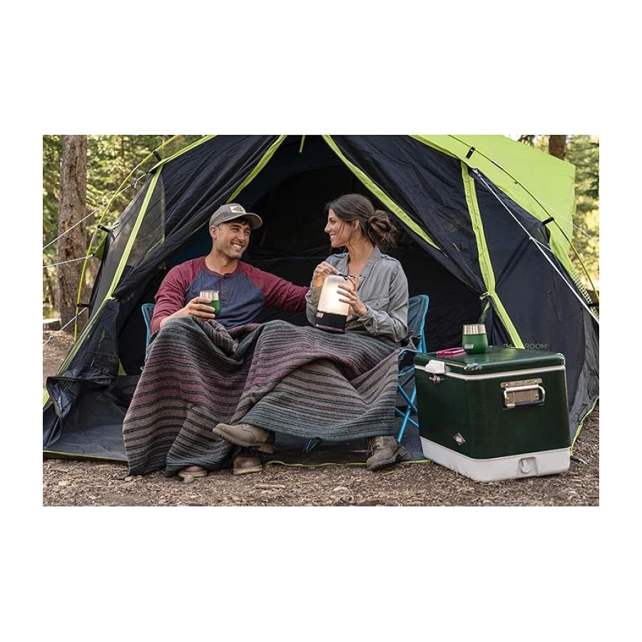 Coleman Carlsbad Dark Room Çadır, Sineklikli Veranda, 4/6 Kişilik, Güneş Işığının%90’ını Engeller, Serin Kalır, Hava Koşullarına Dayanıklı, Kolay Kurulum, PFAS İçermeyen Malzemeden Üretilmiştir