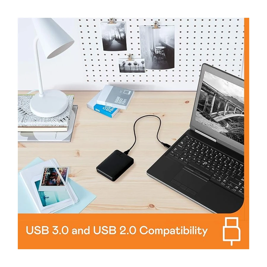 WD Elements Portable Taşınabilir Disk, 2 TB, HDD