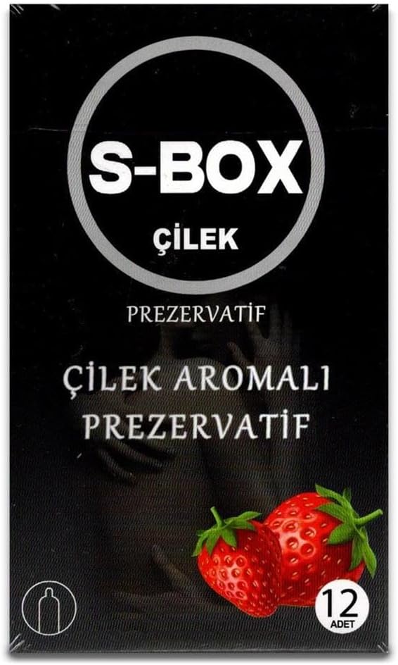 S-Box Strawberry, Prezervatif, 12'li