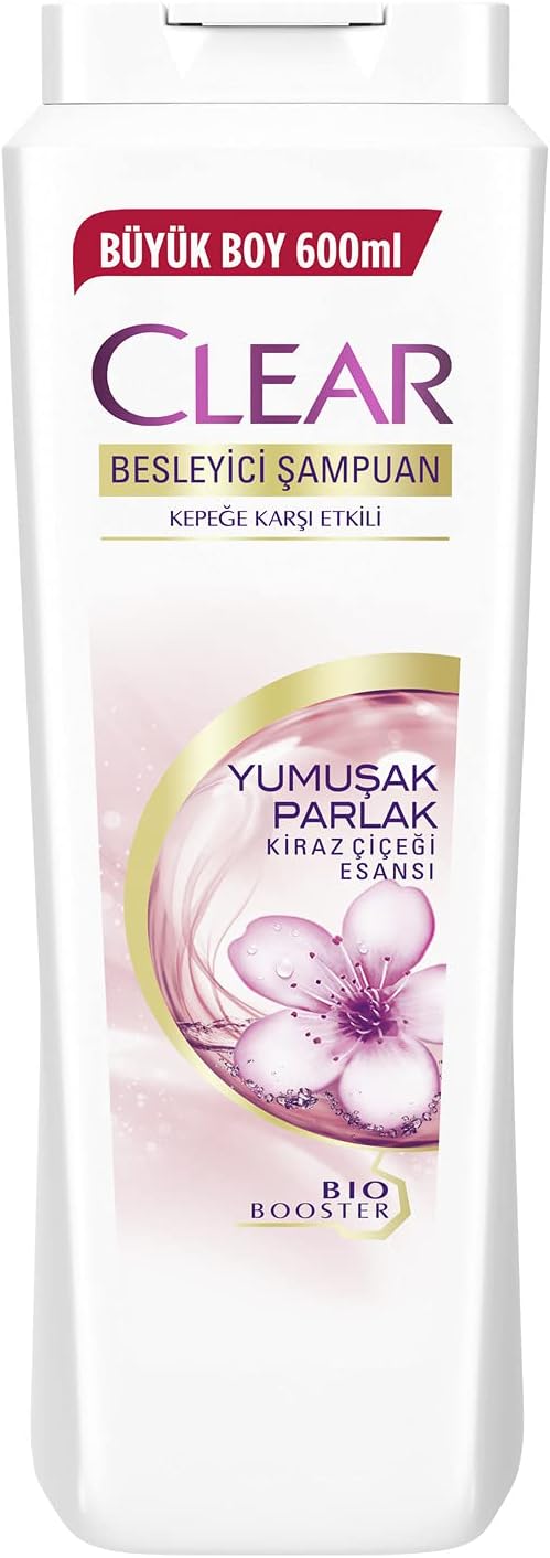 Clear Besleyici Şampuan Kepeğe Karşı Etkili Yumuşak ve Parlak Saçlar 600 ml