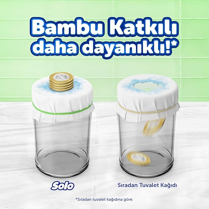 SOLO Bambu Katkılı Tuvalet Kağıdı 40’lı