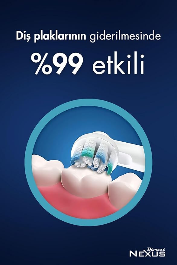 Direct Nexus Pro Elektrikli Şarj Edilebilir Diş Fırçası 3 farklı çalışma modu