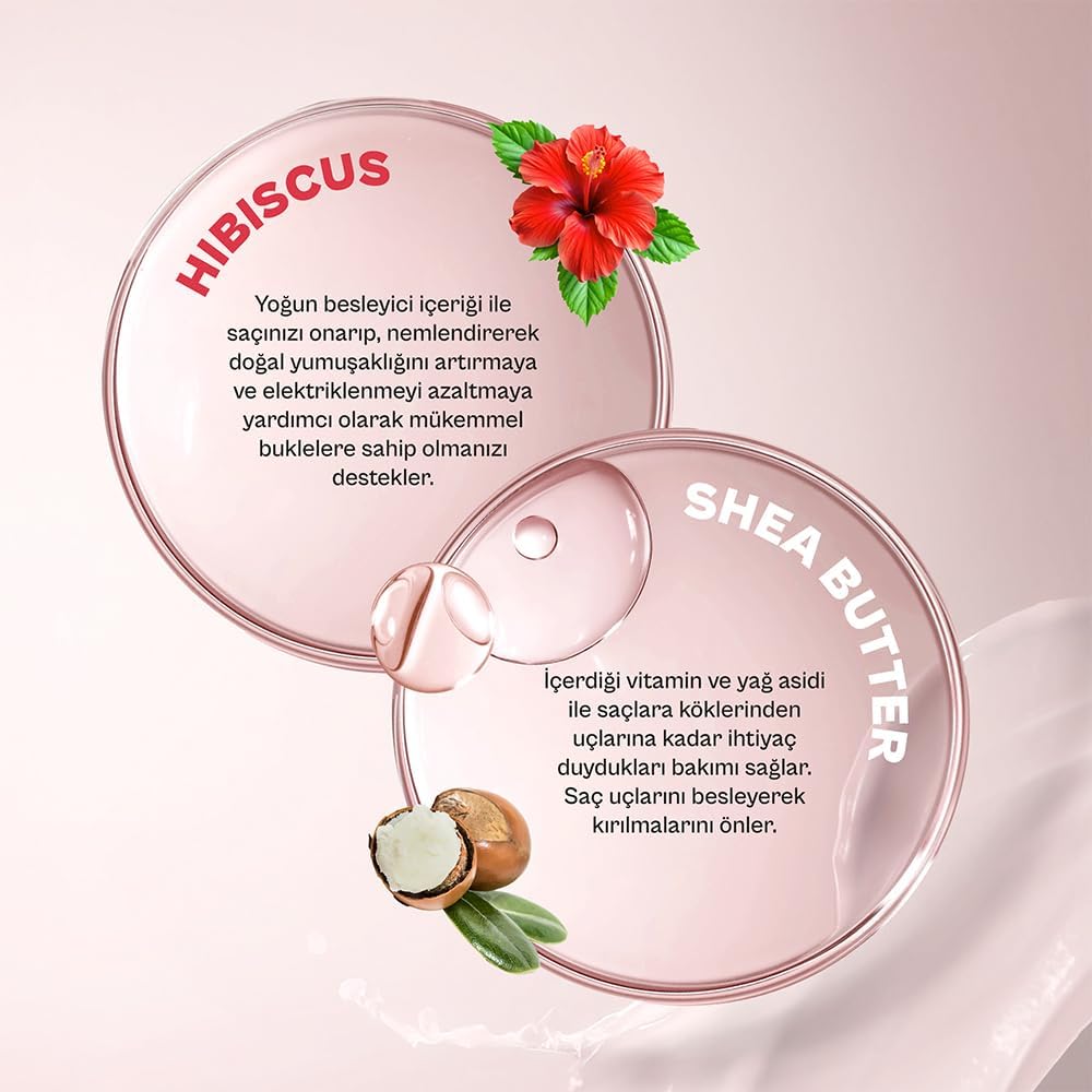 URBAN Care Twisted Curls Hibiscus & Shea Butter Kıvırcık ve Dalgalı Saçlara Özel Yoğun Saç Bakım Maskesi 230 ml- Vegan