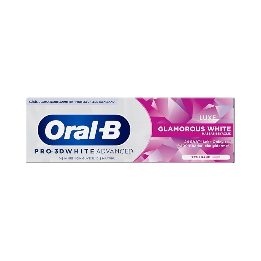 Oral-B Pro 3D White Advanced Luxe Glamorous White Diş Macunu 75 ml