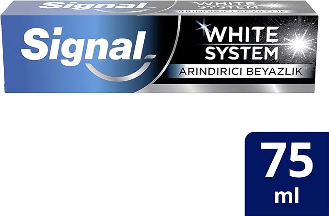 Signal White System Diş Macunu Arındırıcı Beyazlık Aktif Karbon 75 ml
