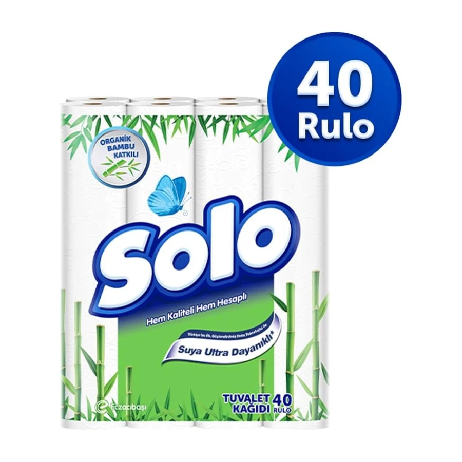 SOLO Bambu Katkılı Tuvalet Kağıdı 40’lı
