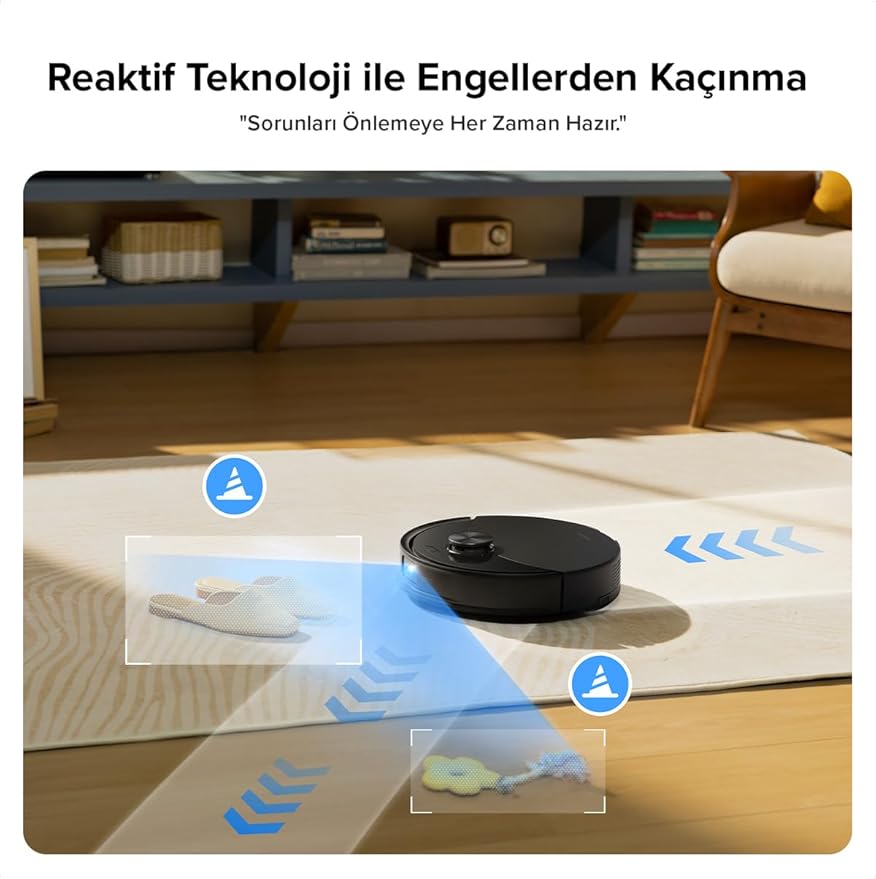 Roborock S8 Pro Akıllı Robot Süpürge Siyah