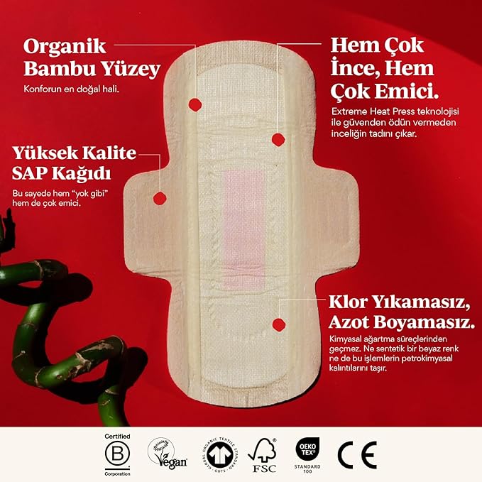 beije 10'lu Süper Ped