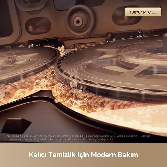 MOVA MOBIUS 60 MopSwap™ Sistemli Robot Süpürge, 30.000 Pa Emiş Gücü, Dinamik Emiş Koruma Sistemi, 8 cm’ye Kadar Engel Aşma, 100 °C ile Yıkama Sistemi, 3 Yıl Garanti