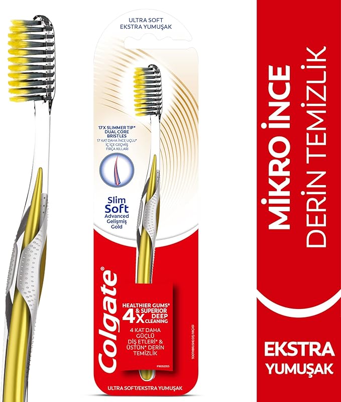 Colgate Mikro İnce Gelişmiş Gold Derin Temizlik Ekstra Yumuşak Diş Fırçası