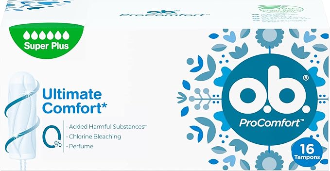 o.b. procomfort tampon süper plus, 16'lı