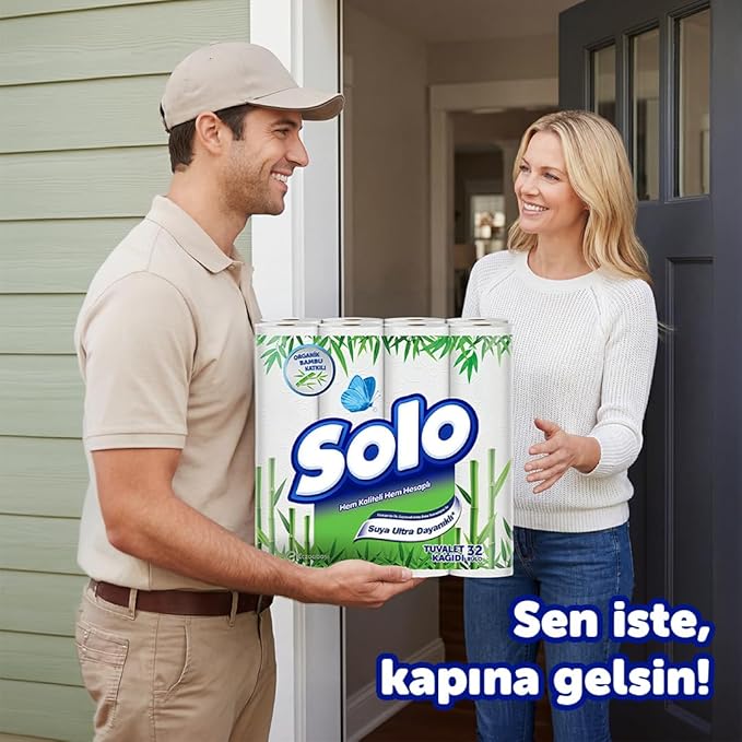 SOLO Bambu Katkılı Tuvalet Kağıdı 40’lı