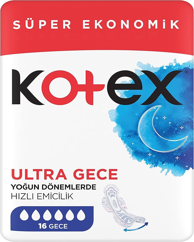 Kotex Ultra Süper Ekonomik Gece 16'lı 1 Paket