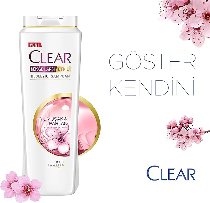 Clear Besleyici Şampuan Kepeğe Karşı Etkili Yumuşak ve Parlak Saçlar 600 ml