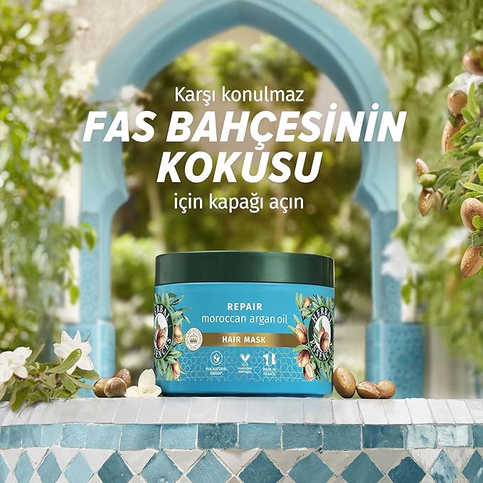 Herbal Essences Onarıcı Argan Yağı Saç Bakım Maskesi 300ml