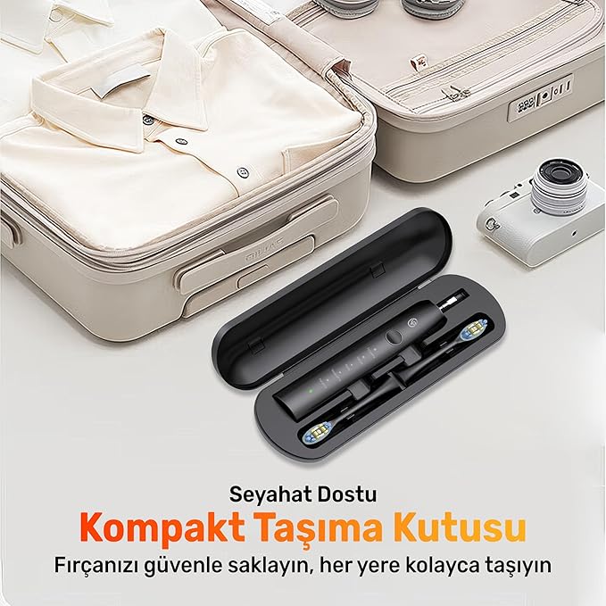 NPO Nicefeel X610-Z Dakikada 40000 Titreşim, Şarjlı Sonic Profesyonel Diş Fırçası