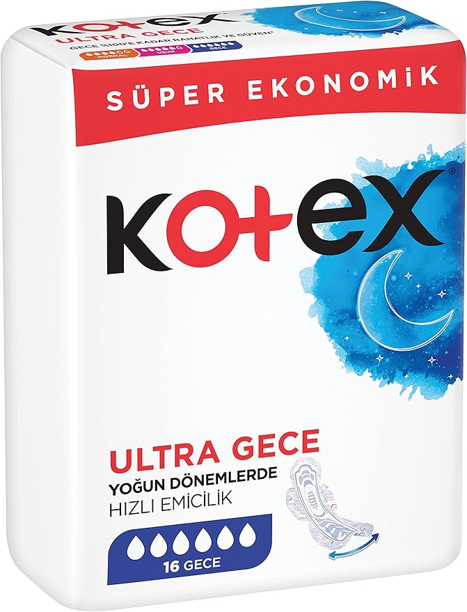 Kotex Ultra Süper Ekonomik Gece 16'lı 1 Paket