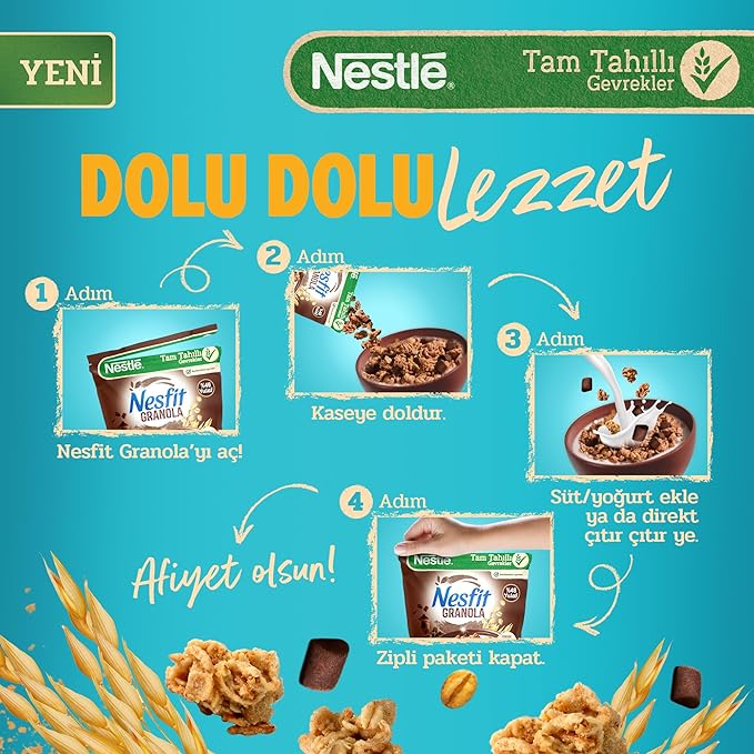 Nestle Nesfit Çikolatalı Granola 300g